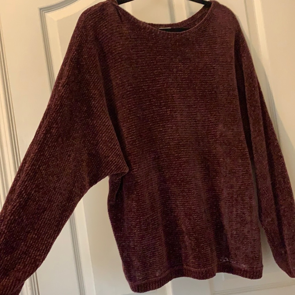 Burgundy Oversized Sweater